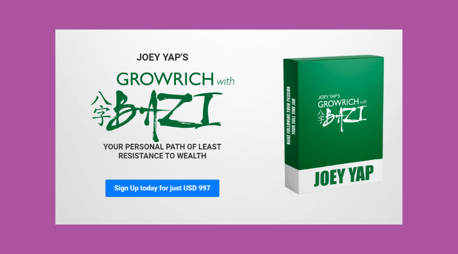 Joey Yap’s Grow Rich With BaZi